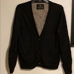 lined black Scotch + Soda cardigan